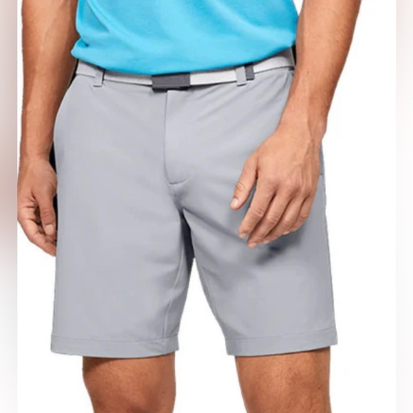 UNDER ARMOUR- Men’s Iso-Chill Golf Shorts 1358785-035-Sz: 34-Color: Light/Grey. - Picture 2 of 2